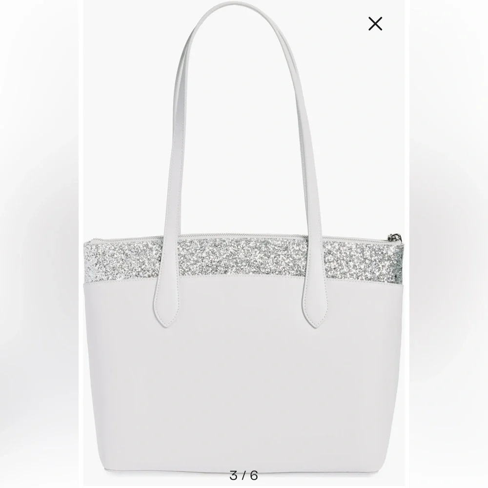 Kate Spade Flash Glitter Tote, NWT